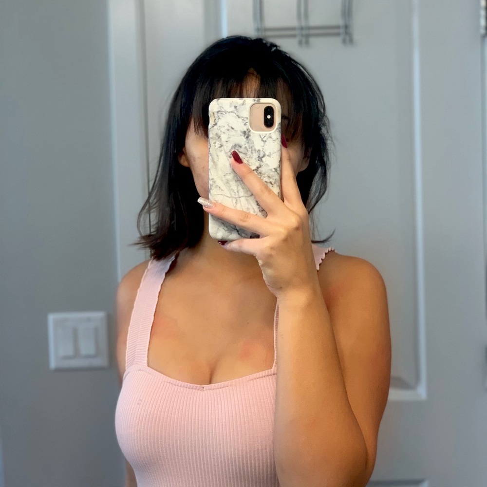 Jolie Leotard in Blush Pink